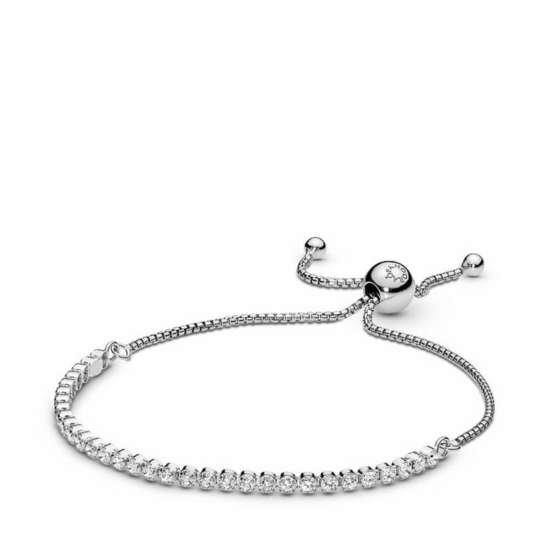 Pandora Australia Sparkling Slider Tennis Bracelet - Sterling Silver | FXDAUB532